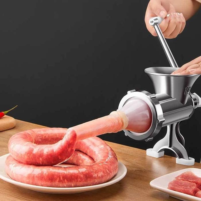 terbaru  alat giling daging rumah tangga, penggiling daging manual mini, gilingan daging ready