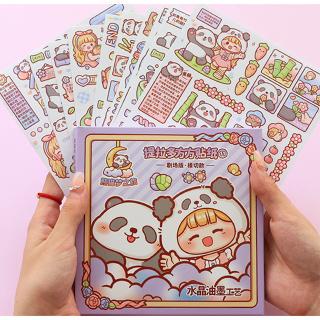 

Stiker Pack Panda Girl Stiker DIY Dekor Buku Diary Jurnal Buku Catatan