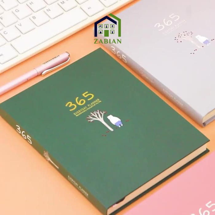 

Buku Agenda Hardcover 365 hari - Diary Catatan Harian 1 Tahun