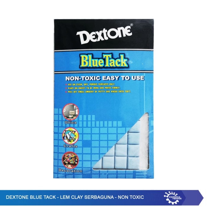 

Dextone Blue Tack - Lem Clay Serbaguna -Non Toxic