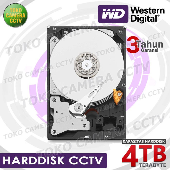 CCTV HARDDISK WD PURPLE 4TB