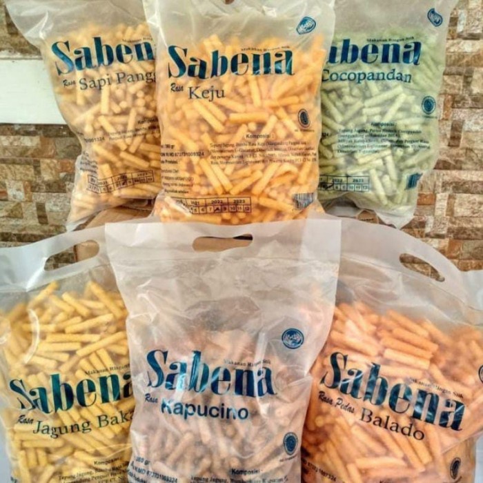 

Snack Sabena Stick Balado Jagung Bakar Keju Jajanan Kiloan 360g