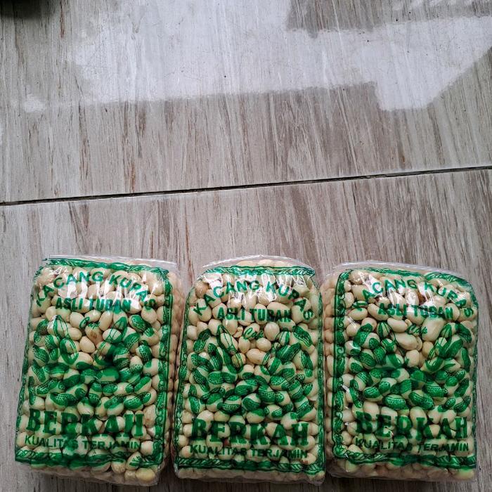 

kacang kupas 3 bungkus kemasan +-250gram