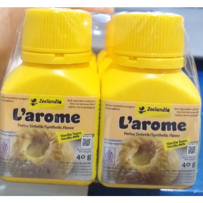 

Ready Stok" Larome Vanila 50Gr Perisa Vanili Bubuk Vanilla Biang