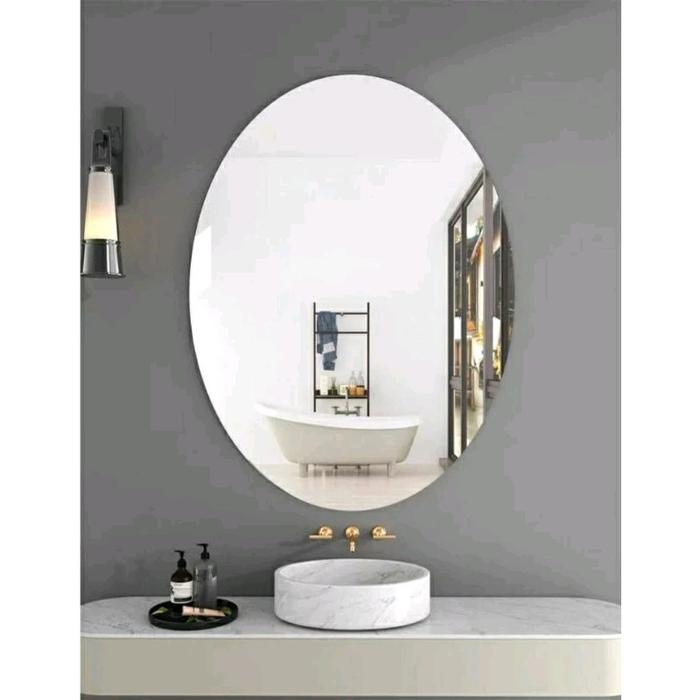 CERMIN TEMPEL ASTHETIC BERGARANSI 100% CERMIN ANTI PECAH CERMIN DEKORASI :)