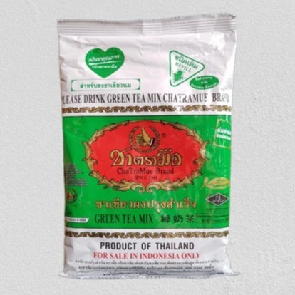 

Thai Tea Chatramue HIJAU / 1 DUS isi 12 pcs / Thai Green Tea Thailand [BPOM RESMI] HALAL MUI
