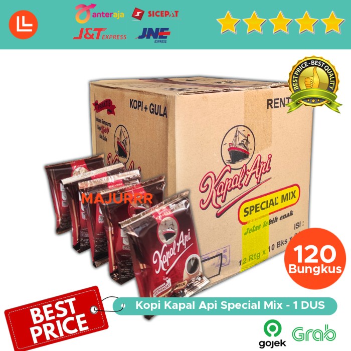 

GROSIR Kopi Kapal Api Special Mix DUS isi 12 Renceng 120 Bungkus / CTN