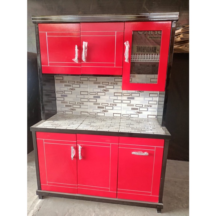 LEMARI PIRING KAYU / RAK DAPUR / KITEN SET / RAK PIRING KAYU / RAK PIRING NIMALIS