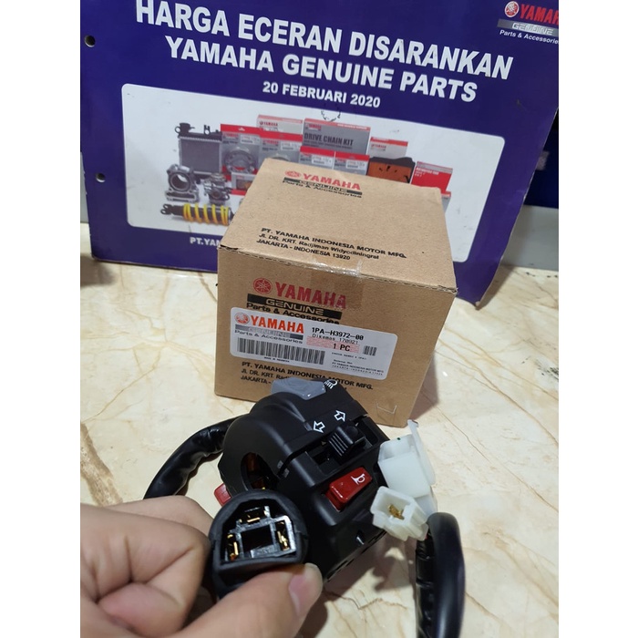 Hemat Saklar Kiri New Vixion Nvl Asli Ori Yamaha 1Pa-H3972-00
