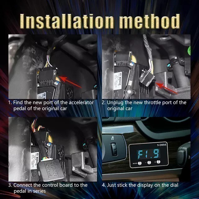 Spesial 9 Drive Throttle Controller Toyota All New Rush Remap Piggyback 9Drive