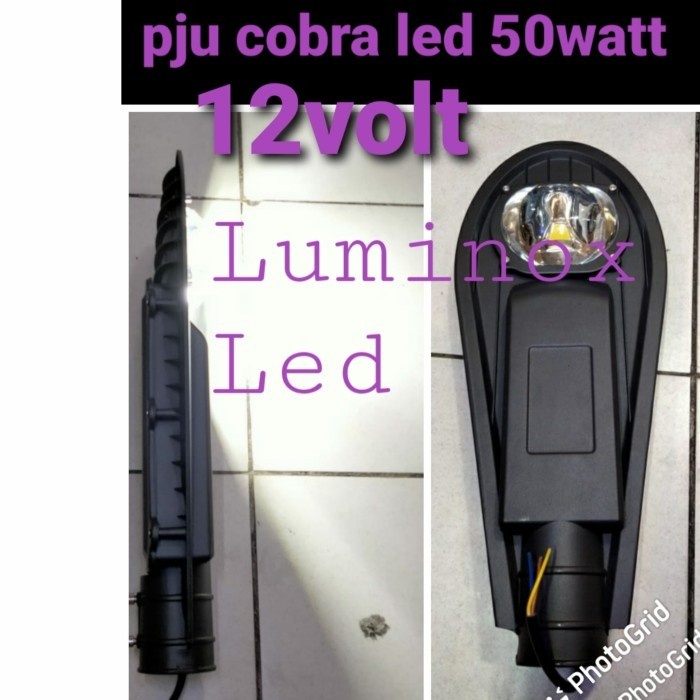 lampu pju led 50w 50watt dc 12v 12volt/ lampu jalan 12v 50w 50watt DC