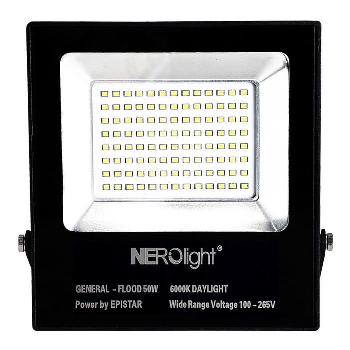 Nerolight General Bright Led Flood Light - 50W/IP65 6000K Daylight