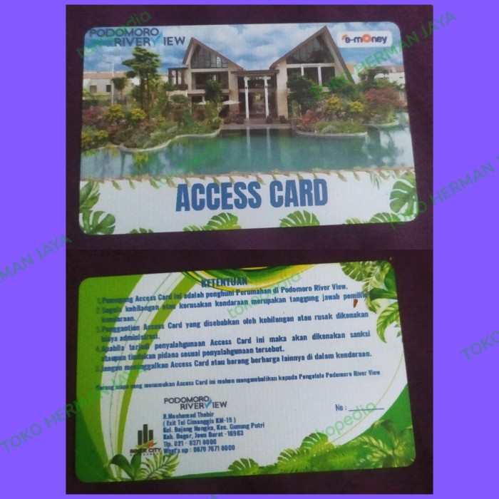 

StokTerbatas ID Card Access Card Multifungsi dengan E Money