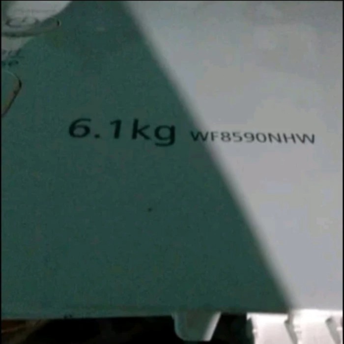 segitiga drum mesin cuci samsung tipe WF8590NHW