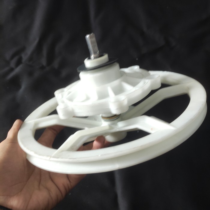 Gear Box Mesin Cuci 2 Tabung Aqua Sanyo 1 Set plus Pulley puly gearbox