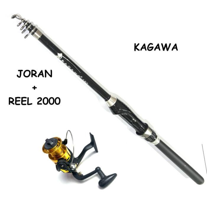 Ready JORAN PANCING TELESCOPIC MURAH/ JORAN KOLONG RUAS PENDEK 1.5m dan 1.8m WARNA HITAM JORAN TEGEK
