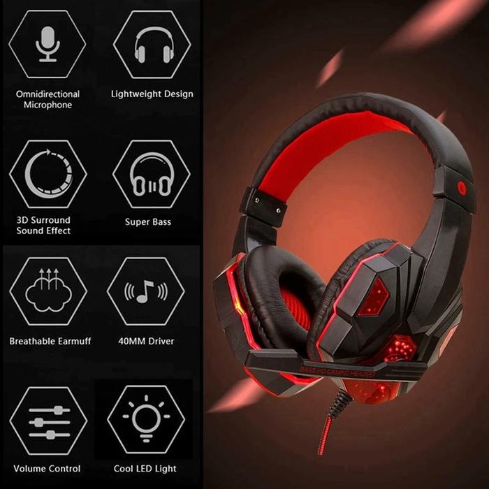 Best Seller Headset Game Gaming Murah / Earphone / Headphone Over Ear With Microphone - Rx-01 Sy830