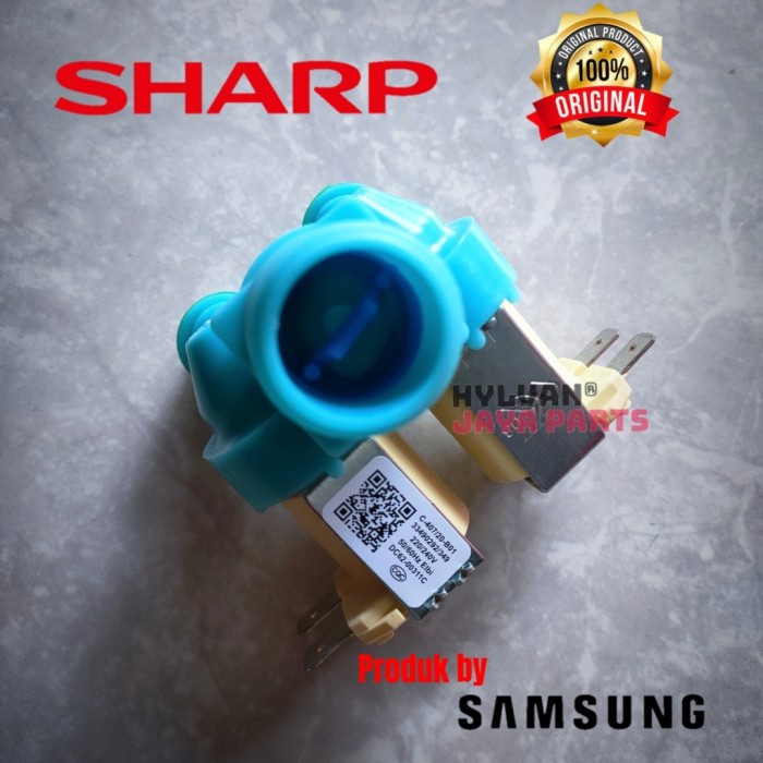 Selenoid Water Inlet Mesin Cuci Double Sharp Original