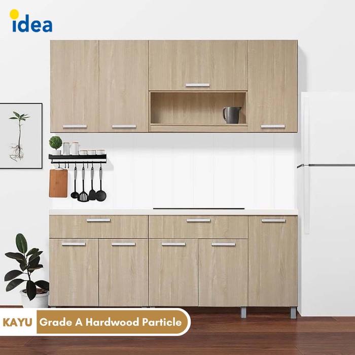 SALE IDEA Kitchen Set Lemari Dapur Rak Kabinet Minimalis - 2 Meter Denver
