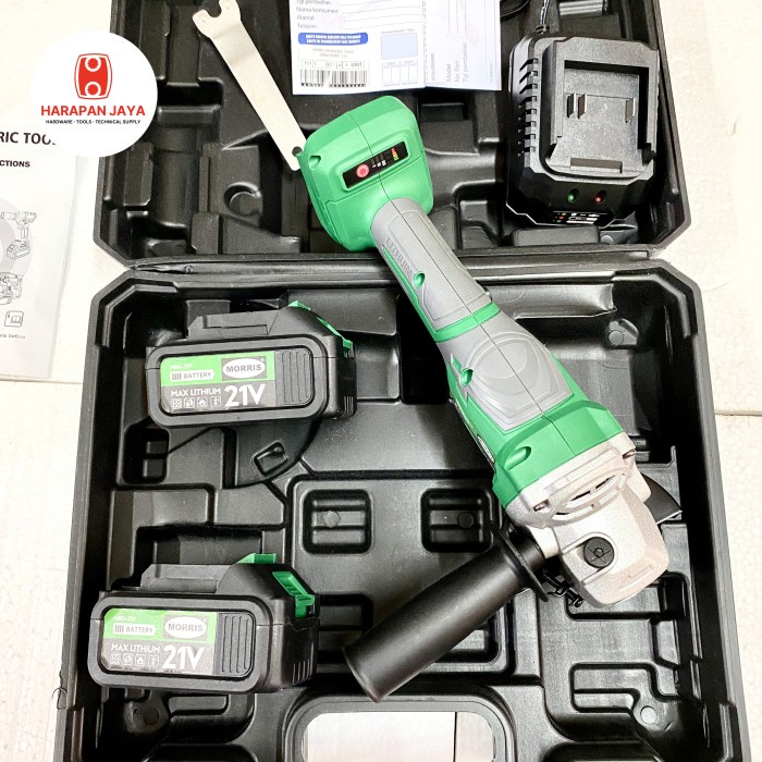 Morris MBG 21V Gerinda Tangan Baterai Cordless Grinder Grinda