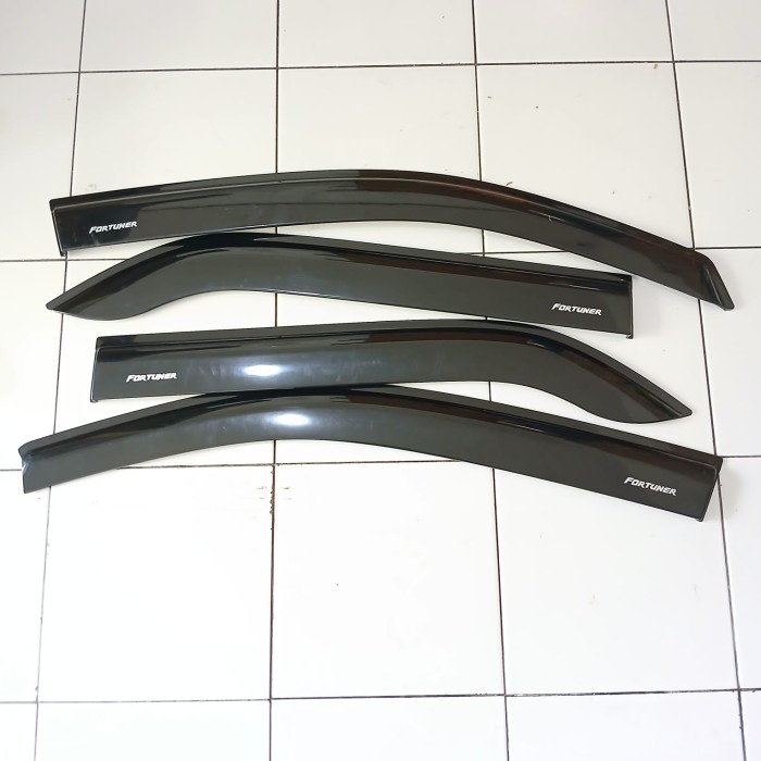 Talang Air Mobil Fortuner 2012 2013 2014 2015 Car Side Visor Injection Aksesoris JSL Free