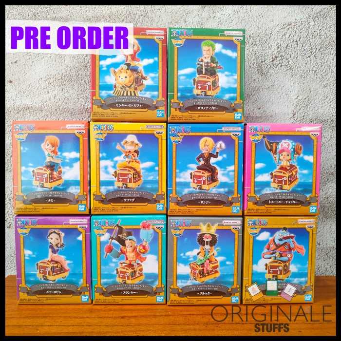 WCF One Piece Mugiwara Store Japan All Abroad Figure Original (Luffy Zoro Nami Usopp Sanji Chopper