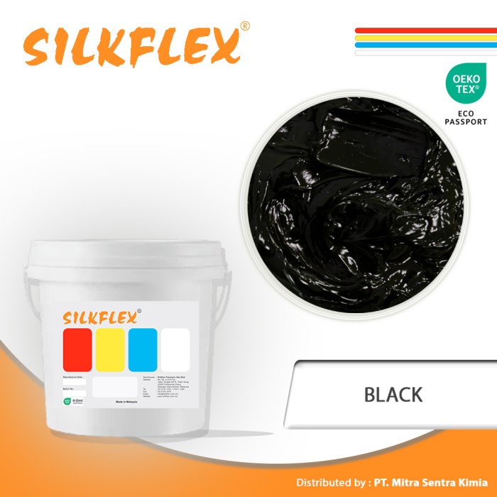 

ready stok silkflex pigment black color original