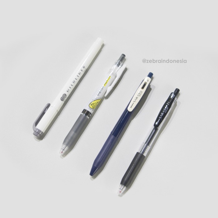 

Zebra Gel Pen Pulpen Sarasa Highlighter Mildliner Paket Alat Tulis
