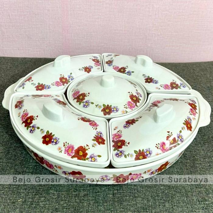 TERBARU PRASMANAN SET MELAMIN 35 CM TEMPAT SAYUR LAUK TOPLES CAMILAN TEMPAT MAKAN JUMBO - DE 8000