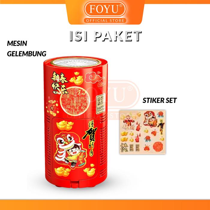 SALE  BUBBLE MAKER MACHINE 240ML MESIN GELEMBUNG MAINAN OTOMATIS SABUN AIR ELEKTRIK LED SPEAKER