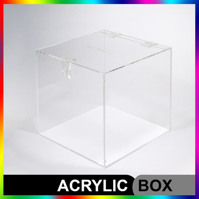 KUYY KOTAK AMAL AKRILIK UKURAN BESAR (30X30X30) COD