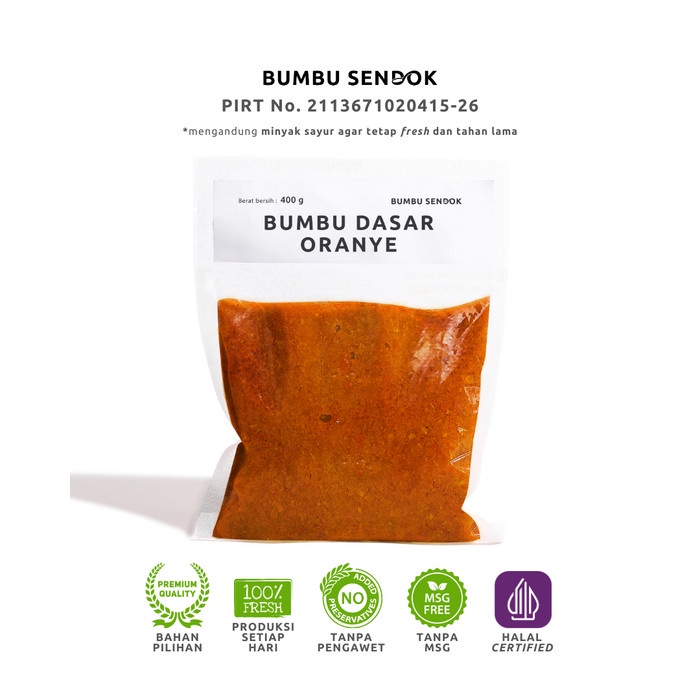 

Bumbu Sendok Refill Bumbu Dasar Oranye