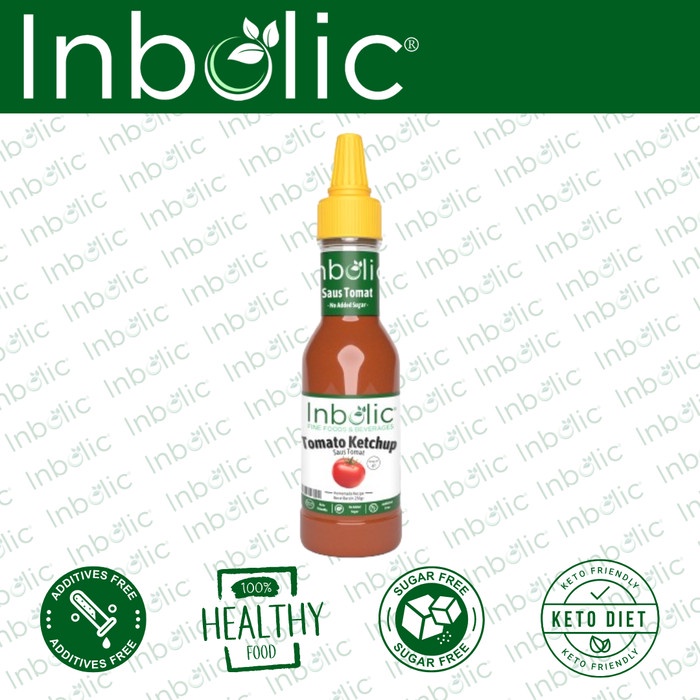 

Inbolic Sugar Free Ketchup Saos Tomat Bebas Gula Saos Tomat Keto
