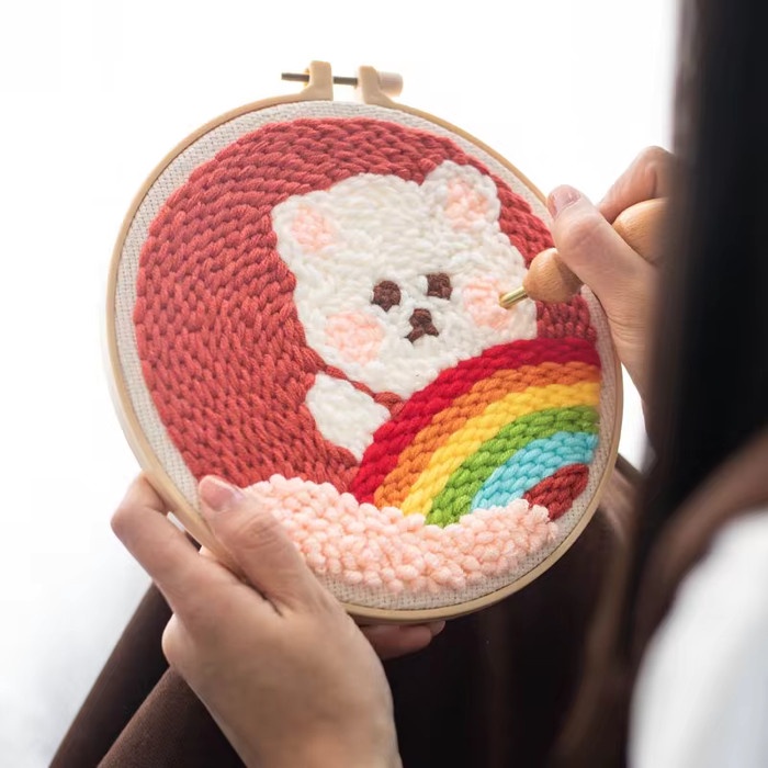 

DIY Punch Needle Kit (Kerajinan Tangan Menyulam)