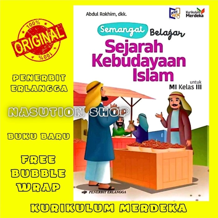 

SALE !!! BUKU SEMANGAT BELAJAR SKI KELAS 3 MI ERLANGGA KURIKULUM MERDEKA - SEJARAH KEBUDAYAAN ISLAM