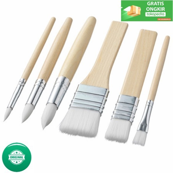 

Set 6Pcs Kuas Lukis Anak Alat Menggambar Anak Fleksible_KEA l DiskonJual MurahHarga DiskonObral