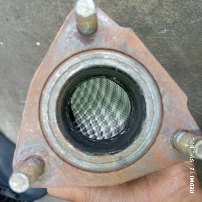 Katalis Knalpot Bawah/Belakang Honda Brio Mobilio Original Copotan Laik Pakai