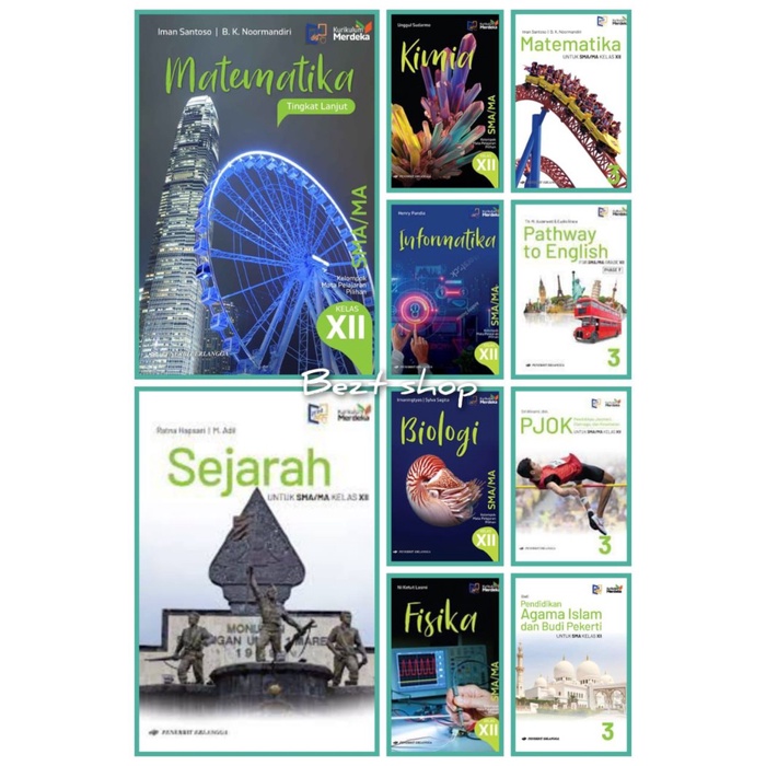 

SALE !!! BUKU PAKET KELAS XII-12 SMA/MA KURIKULUM MERDEKA - ERLANGGA READYY