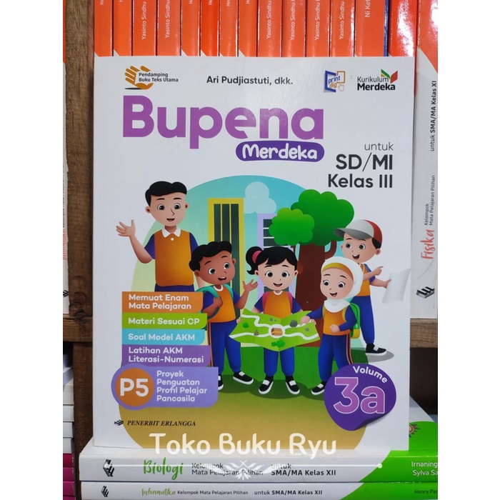 

SALE !!! BUKU BUPENA MERDEKA VOLUME 3A KELAS 3 SD KURIKULUM MERDEKA ERLANGGA READYY