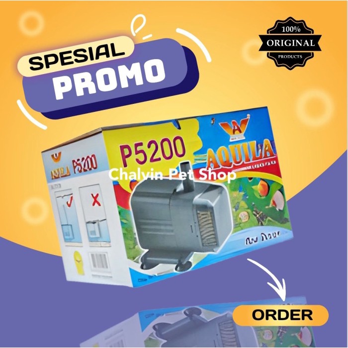 Pompa Air Water Pump Aquila P5200 P-5200