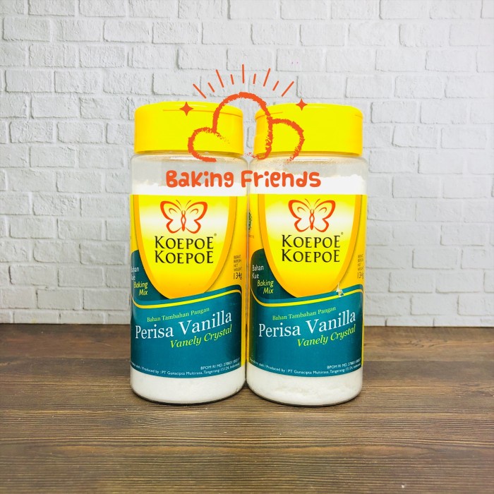 

Ready Stok" Perisa Vanilla Bubuk Kupu Kupu 134Gr/Koepoe Koepoe Vanilla