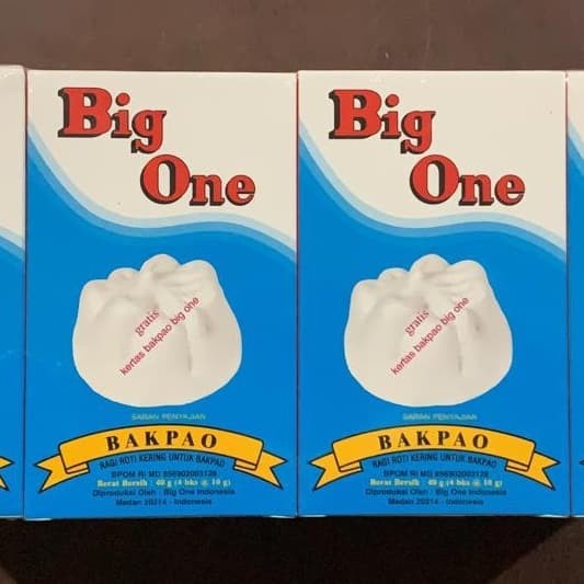 

Ready Stok" Big One Special Bakpao (Ragi Roti Kering Untuk Bakpao) 4X10 Gr 1 Dus