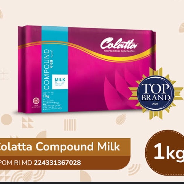 

Ready Stok" Colatta Dark Compound 1 Kg