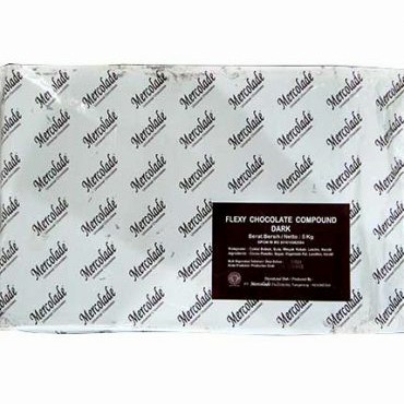 

Ready Stok" Coklat Mercolade Dark Compound Flexy 5Kg