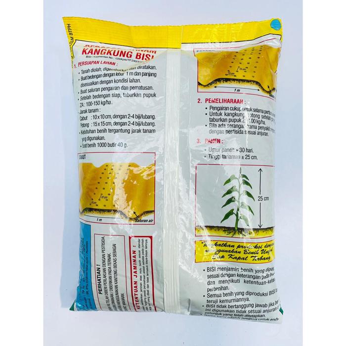 New Benih Unggul Kangkung Bisi 1 Kg Ready