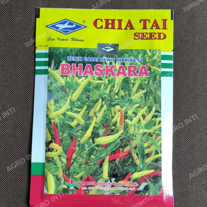 New Benih Bibit Cabe Rawit Hibrida Bhaskara F1 Isi 10Gr Dari Kapal Terbang Ready