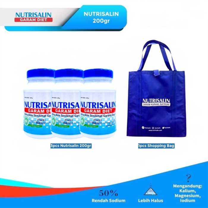 

Bundle 3Pcs Nutrisalin 400Gr Gratis Hadiah