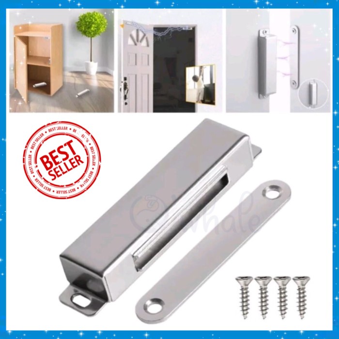 Ready Stok" Magnet Pintu Lemari Magnet Pintu Kamar Mandi Door Closer Magnet
