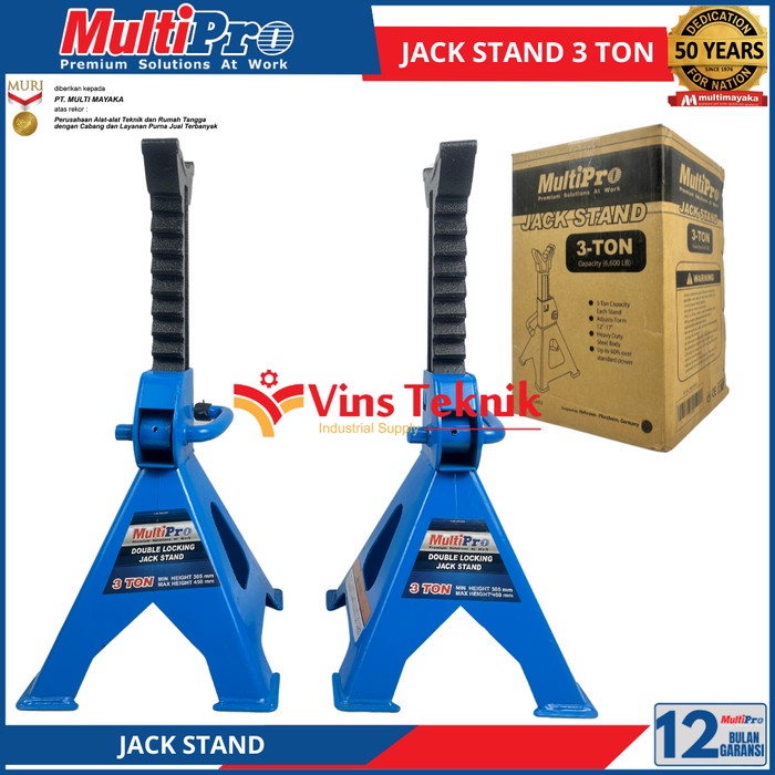 dongkrak 3ton jack stand 3 ton MULTIPRO