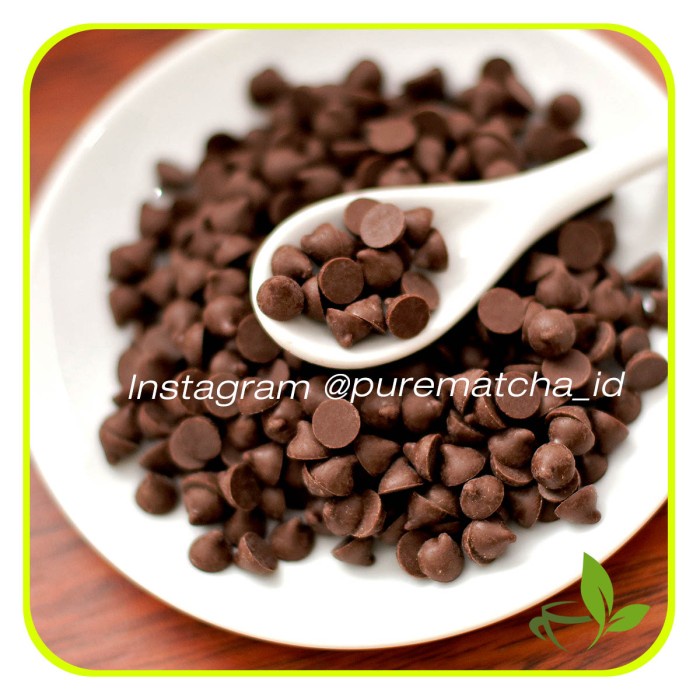 

Ready Stok" Tulip Dark Choco Chips Chocolate Compound Cokelat Chip Coklat 500Gr